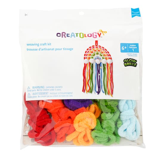 Rainbow Wood Weaving Craft Kit by Creatology&#x2122;